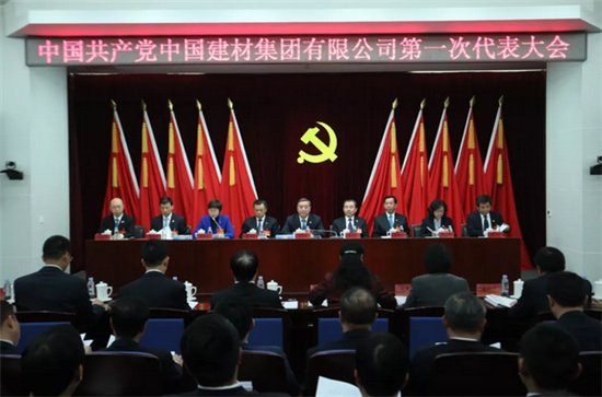 中国建材集团有限公司召开第一次党员代表大会
